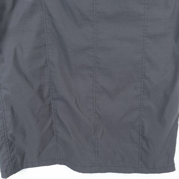 Eddie Bauer Sport Nylon Midi Skirt Womens 4 Black Cargo Modest Athletic Gorpcore - Picture 10 of 16